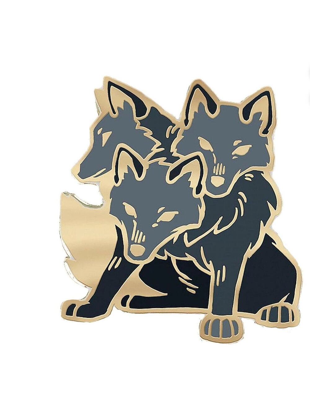 Harry Potter Hagrid Three-Headed Dog Fluffy Enamel Pin 288-1